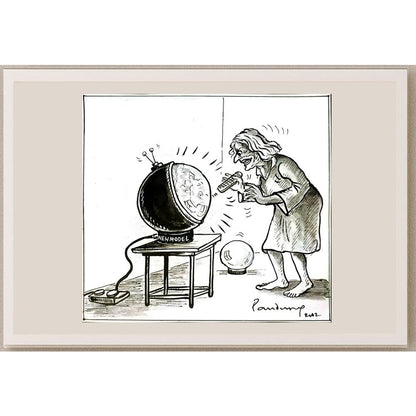 Panduranga Rau 21x19cm Orijinal Karikatür BOD05668