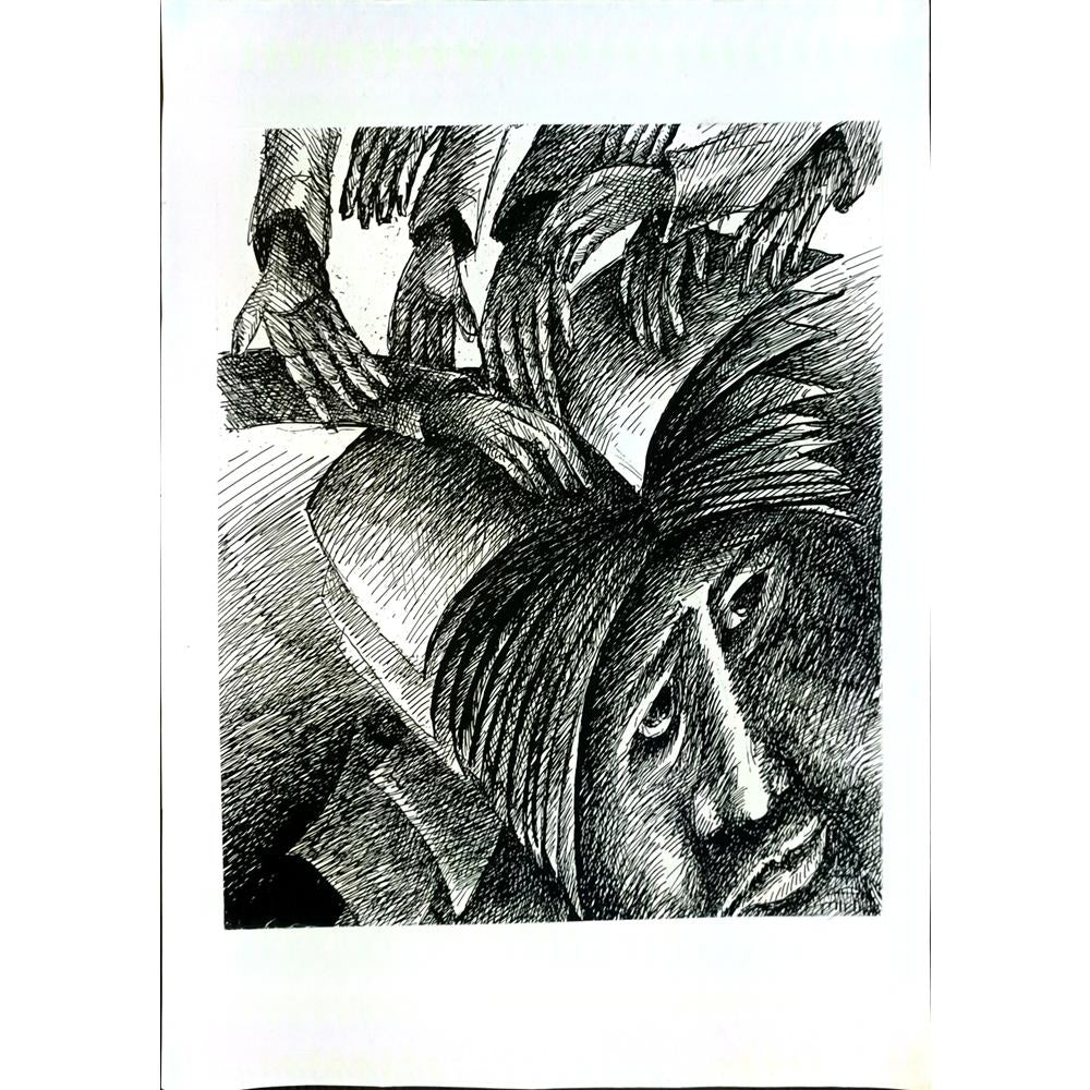 Tabakov Jivko 29x21cm Orijinal Karikatür BOD05681
