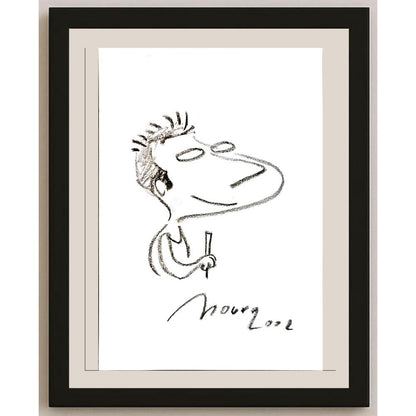 Unknown 29x21cm Orijinal Karikatür BOD05687