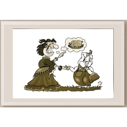 Gennady Chegodayev 29x21cm Orijinal Karikatür BOD05691
