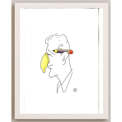 Zijad Sakic 29x21cm Orijinal Karikatür BOD05692