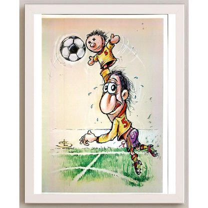 Liviu Stanila 29x21cm Orijinal Karikatür BOD05697