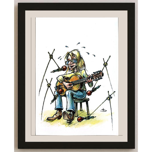 Liviu Stanila 29x21cm Orijinal Karikatür BOD05698