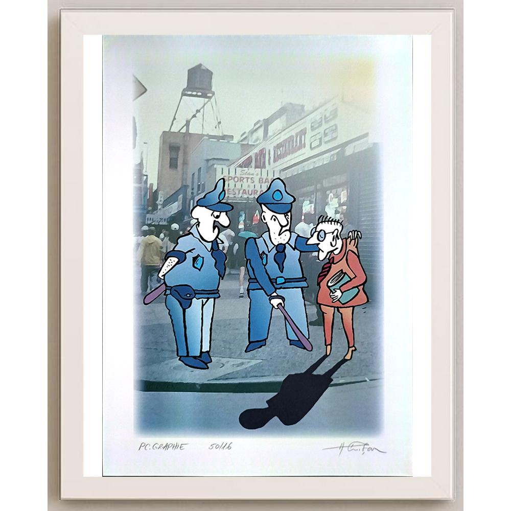 Horia Crisan 29x21cm Orijinal Karikatür BOD05699
