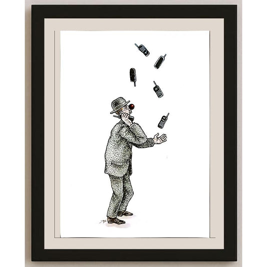 Jugoslav Vlahovic 29x21cm Orijinal Karikatür BOD05700