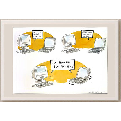 C D M 29x21cm Orijinal Karikatür BOD05706