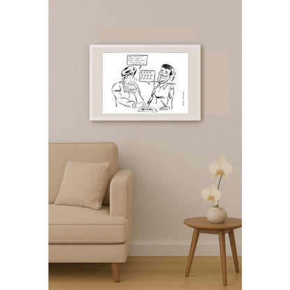C D M 29x21cm Orijinal Karikatür BOD05707