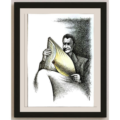 Vladimiras Beresniovas 29x21cm Orijinal Karikatür BOD05709