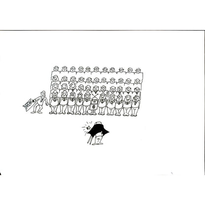 Peng Guang 29x21cm Orijinal Karikatür BOD05718