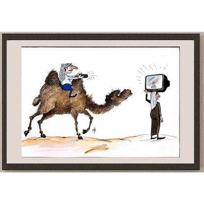 Sergey Sichenko 29x21cm Orijinal Karikatür BOD05721