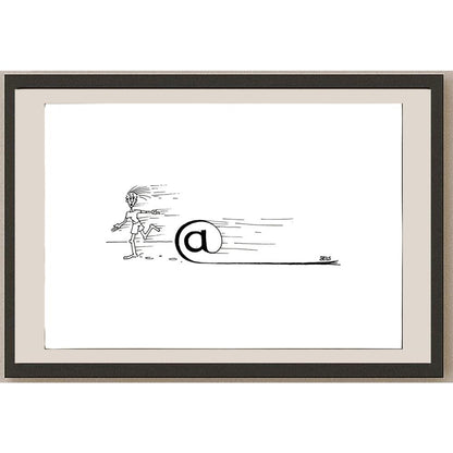 Winfried Besslich 29x21cm Orijinal Karikatür BOD05729