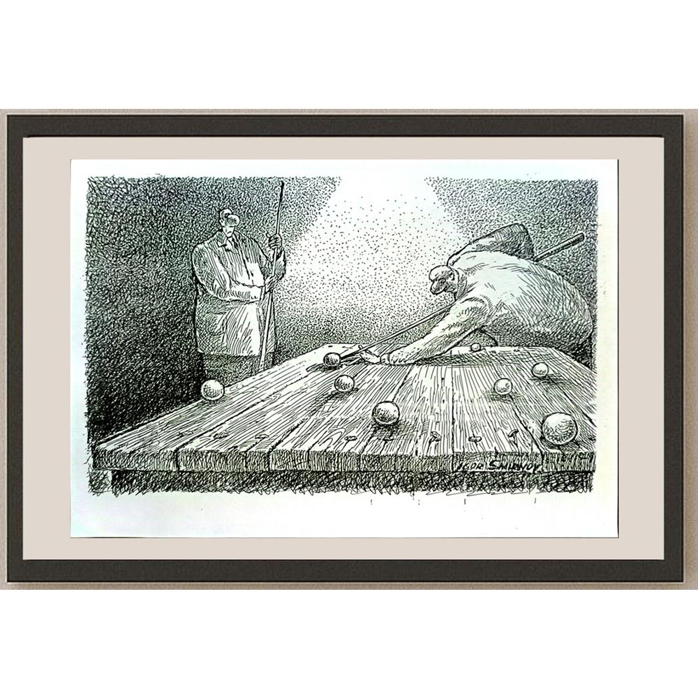 Igor Smirnov 29x21cm Orijinal Karikatür BOD05735