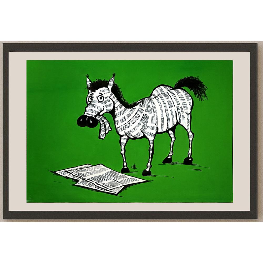 Sergey Sichenko 29x21cm Orijinal Karikatür BOD05739
