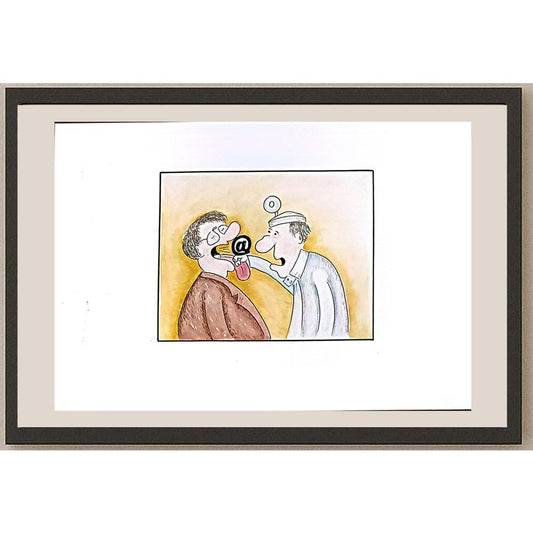 Zidarov Veselin 29x21cm Orijinal Karikatür BOD05741