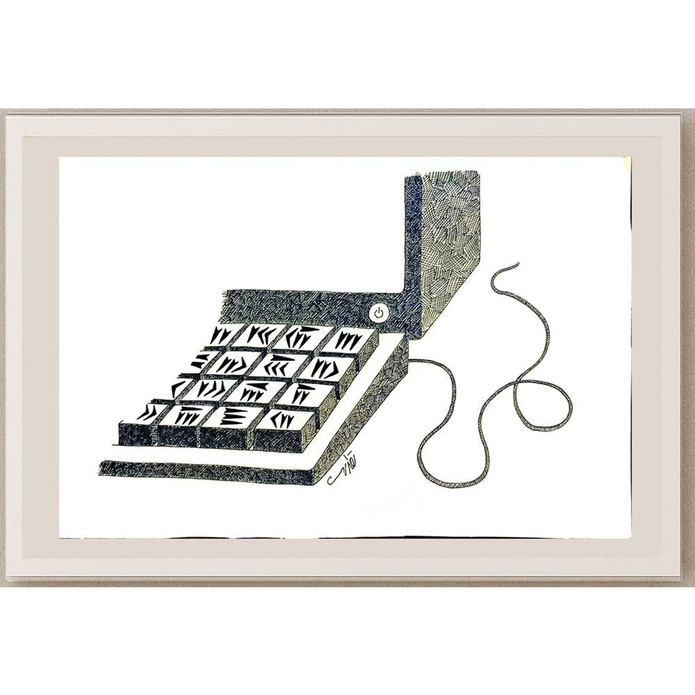 Mahmood Nazari 29x21cm Orijinal Karikatür BOD05749