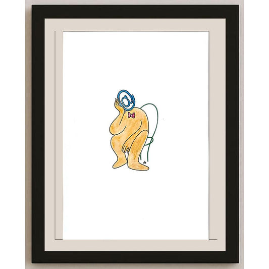Alexei Talimonov 29x21cm Orijinal Karikatür BOD05752