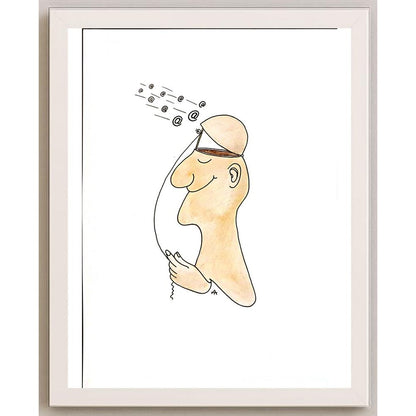 Alexei Talimonov 29x21cm Orijinal Karikatür BOD05755