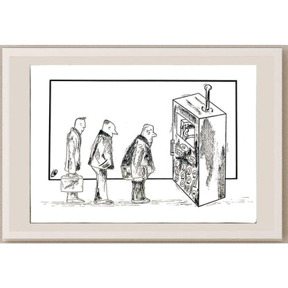 Saba Aryanpoor 29x21cm Orijinal Karikatür BOD05757