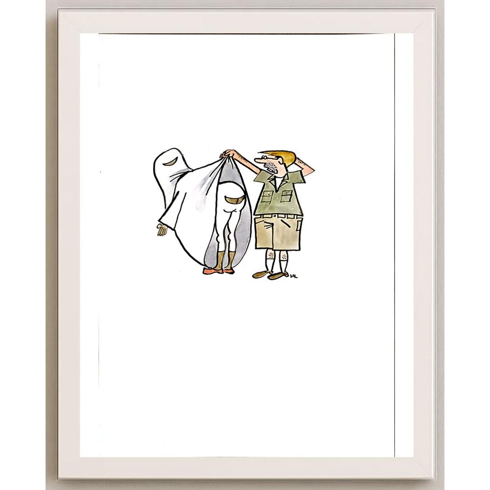 Milan Litovsky 29x21cm Orijinal Karikatür BOD05759