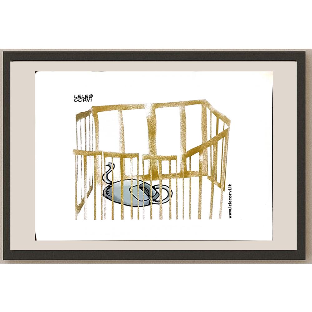 Gabriele Corvi 33x23cm Orijinal Karikatür BOD05762