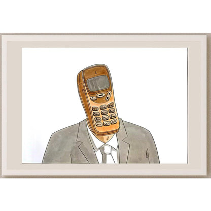 Lubomir Kotrha 29x21cm Orijinal Karikatür BOD05765