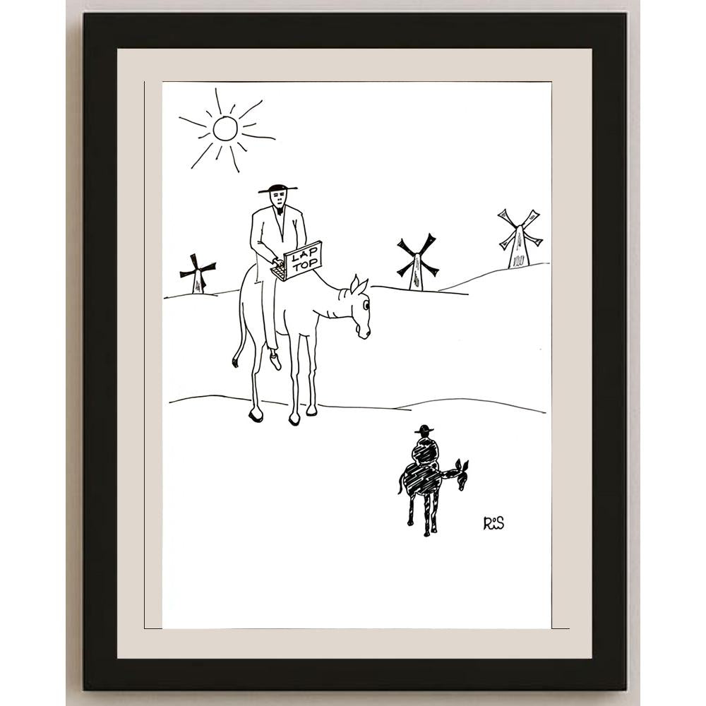 Reshad Sultanovic 29x21cm Orijinal Karikatür BOD05778