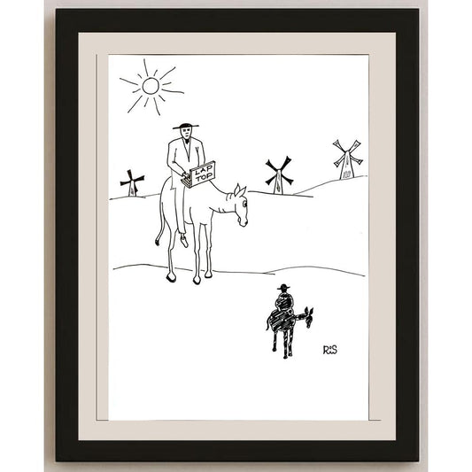 Reshad Sultanovic 29x21cm Orijinal Karikatür BOD05778
