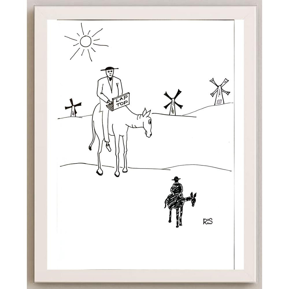 Reshad Sultanovic 29x21cm Orijinal Karikatür BOD05778