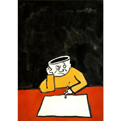Ye Ting 29x21cm Orijinal Karikatür BOD05791