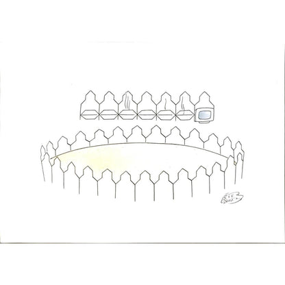 Vitalij Koryako 29x21cm Orijinal Karikatür BOD05793