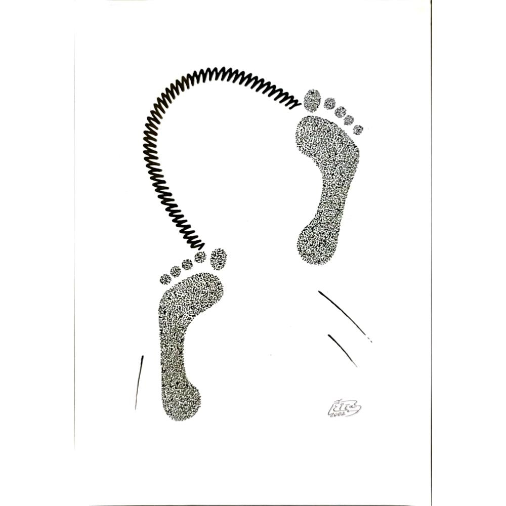 Vitalij Koryako 29x21cm Orijinal Karikatür BOD05794