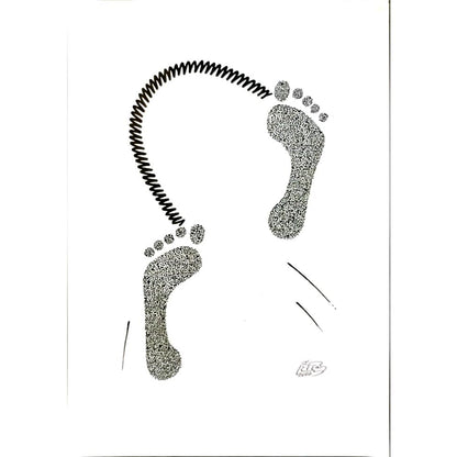 Vitalij Koryako 29x21cm Orijinal Karikatür BOD05794