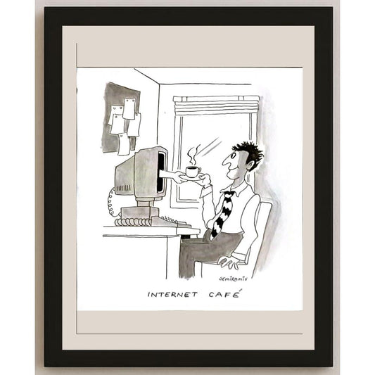 Semiramis Aydınlık 24x22cm Orijinal Karikatür BOD05796