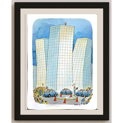 Arif Sutristanto 43x30cm Orijinal Karikatür BOD05797