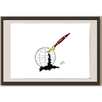 Stanko Serr 43x30cm Orijinal Karikatür BOD05804