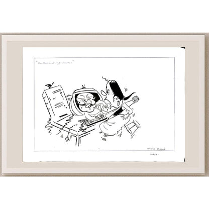 Madhu Yekkesi 43x30cm Orijinal Karikatür BOD05810
