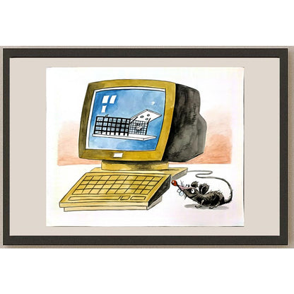 Ivailo Tsvetkov 33x28cm Orijinal Karikatür BOD05811
