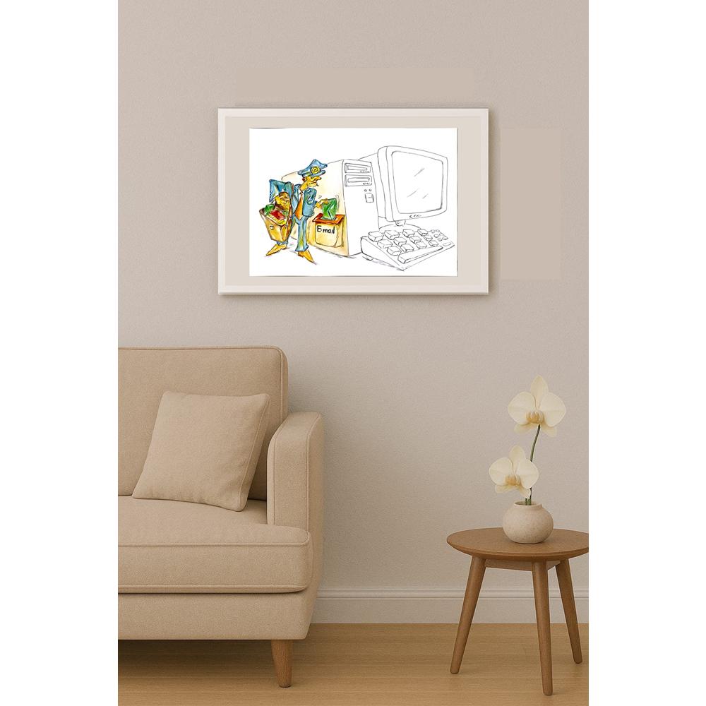 Tsvetomir Veleshky 35x25cm Orijinal Karikatür BOD05813