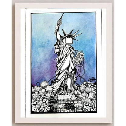 Josuran Oscar 43x30cm Orijinal Karikatür BOD05817