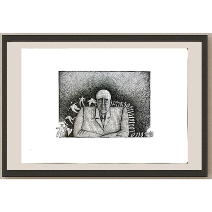 Jano Valter 43x30cm Orijinal Karikatür BOD05819