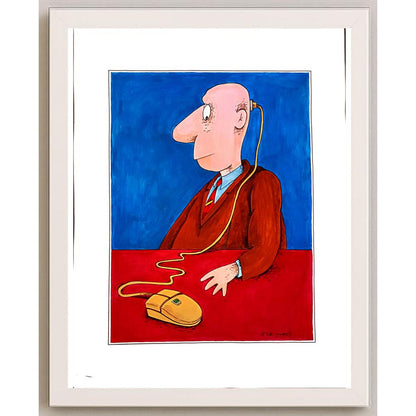Miroslaw Hajnos 29x21cm Orijinal Karikatür BOD05834