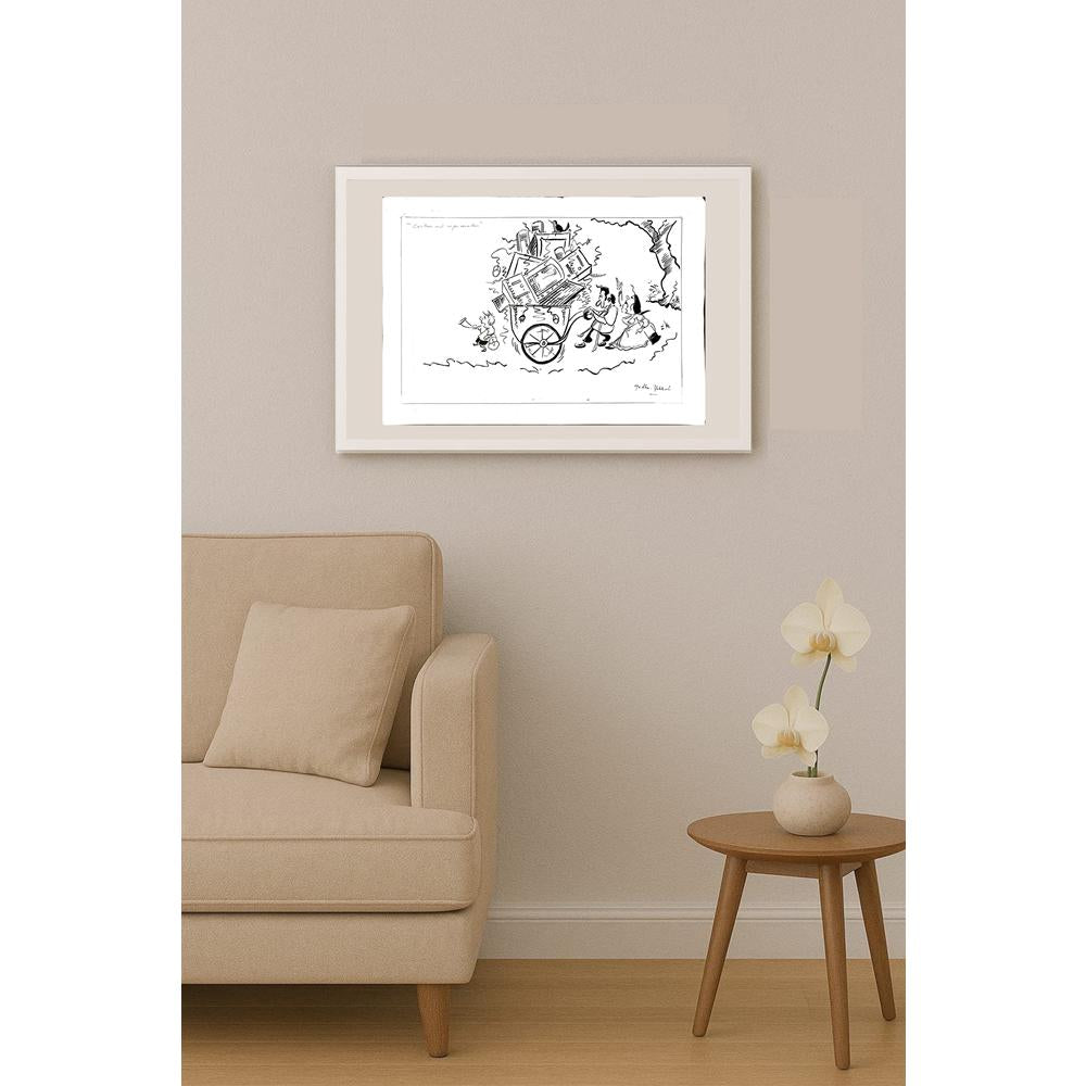 Madhu Yekkesi 43x30cm Orijinal Karikatür BOD05840