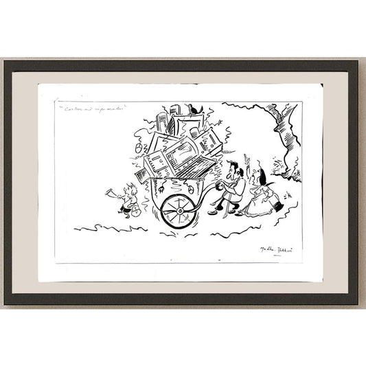 Madhu Yekkesi 43x30cm Orijinal Karikatür BOD05840