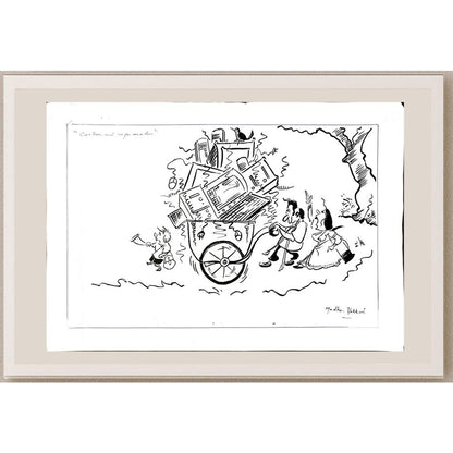 Madhu Yekkesi 43x30cm Orijinal Karikatür BOD05840