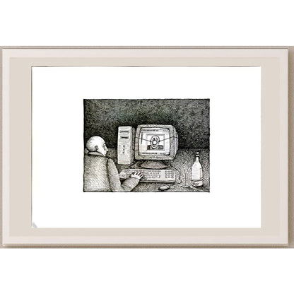Jano Valter 43x30cm Orijinal Karikatür BOD05842