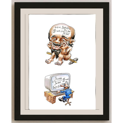 Romanov Vladimir 43x30cm Orijinal Karikatür BOD05844