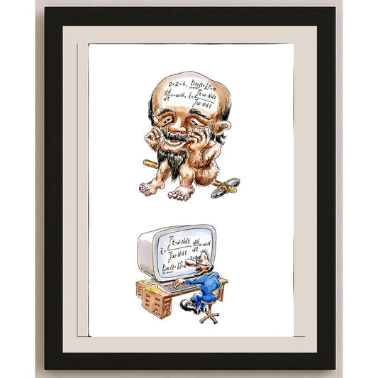 Romanov Vladimir 43x30cm Orijinal Karikatür BOD05844