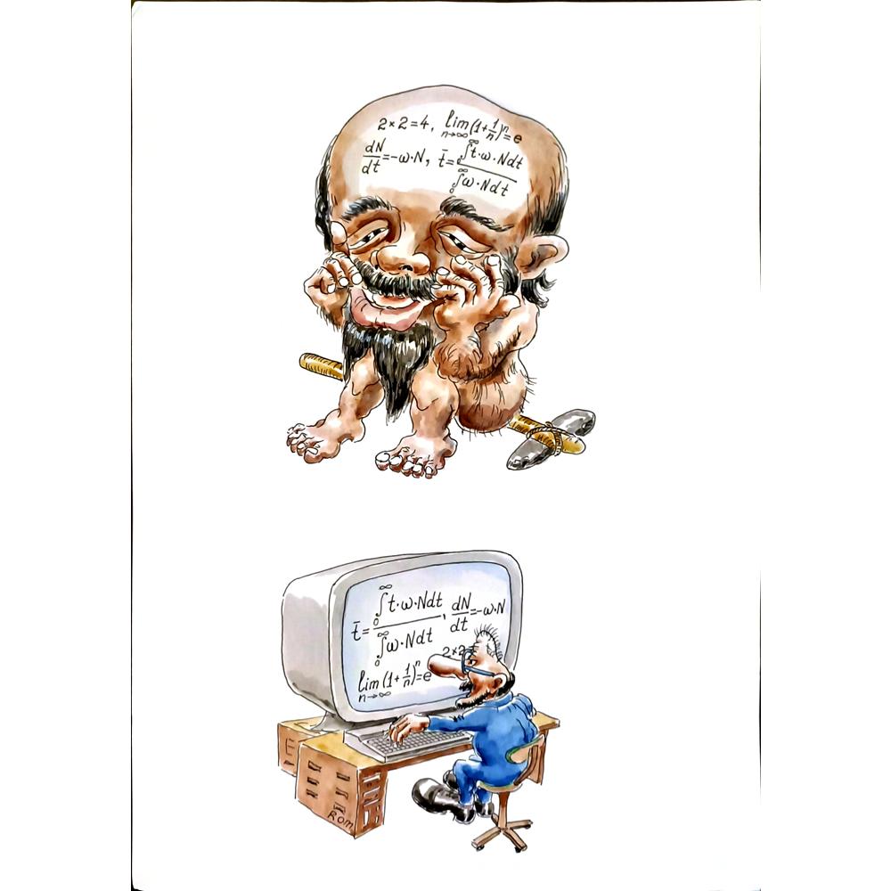 Romanov Vladimir 43x30cm Orijinal Karikatür BOD05844