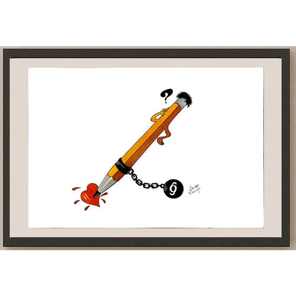 Stanko Serr 43x30cm Orijinal Karikatür BOD05845
