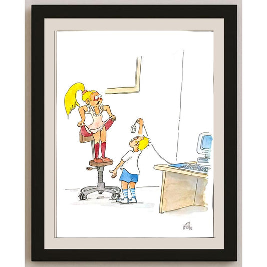 Kresimir Filipan 39x33cm Orijinal Karikatür BOD05849